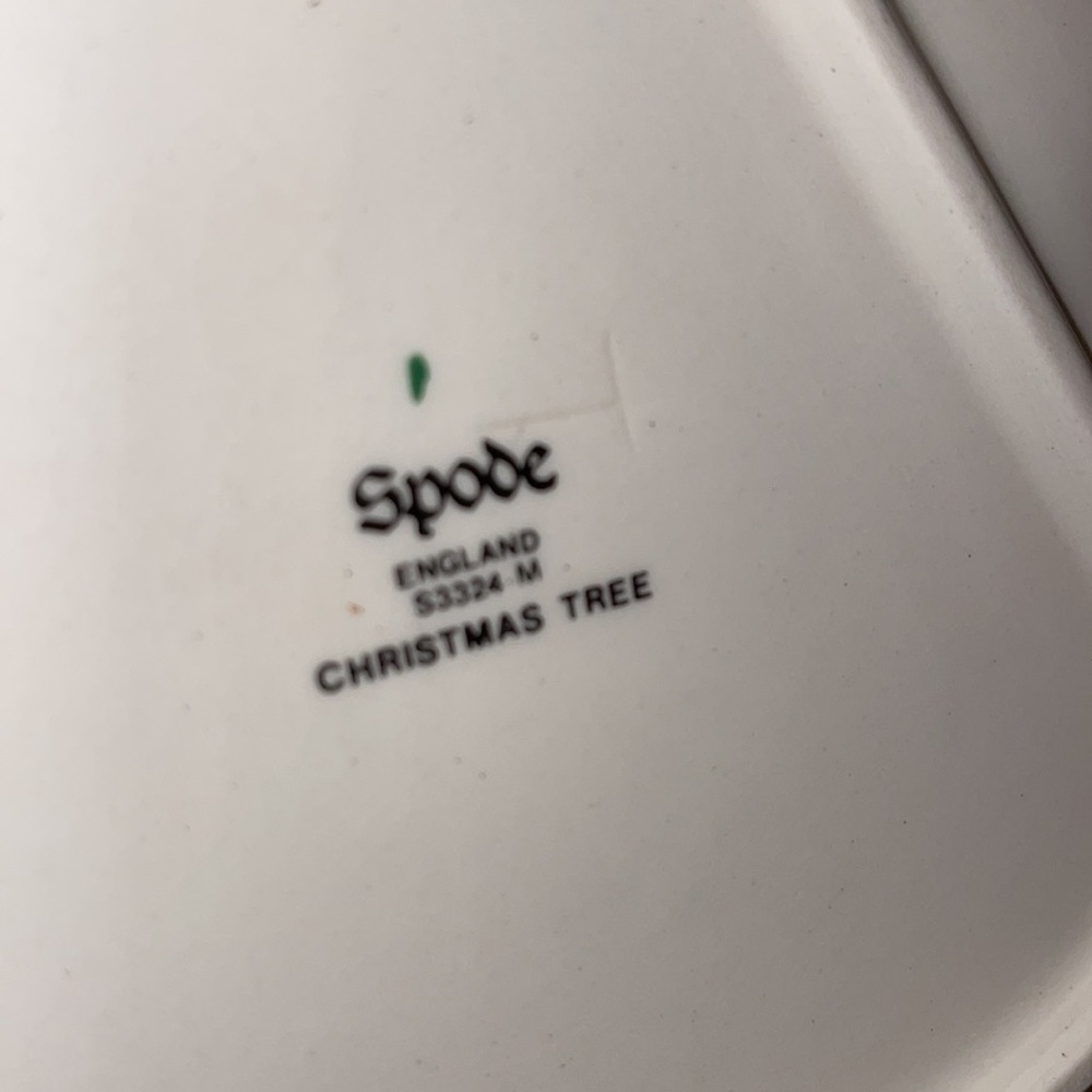 Vintage Spode 1980 Christmas Tree Candy Dish. - Picture 4 of 4